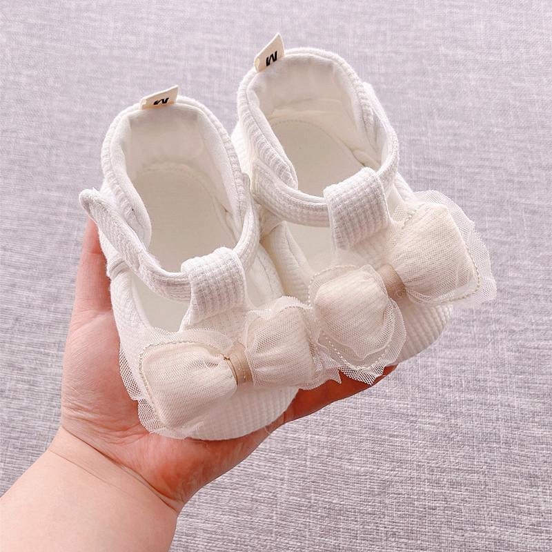 Baby Shoe Antiskid Girls Shoe 2024 Spring New Baby Walking Shoes Soft Sole Princess Shoes Breathable Casual Shoe Zapatos Niña
