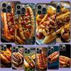 Zwiebel- und Paprika-Geschmack Gegrillte Wurst Hot Dog Handyhülle Für Iphone 17 Air 15 Pro 14 Plus 16 Pro Max 17E 16E 12 13 Mini 11