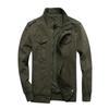 Men's Ebay Spring and Autumn Casual Plus Size Jacket Pure Cotton Epaulettes Air Force One Men's Jacket