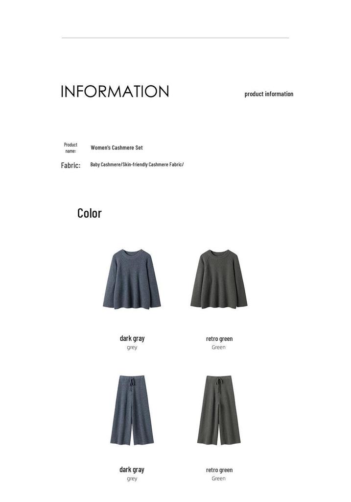 High-Waisted Ribbed Cashmere Pants - Warm and Elegant for Autumn/Winter