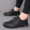 Leather Shoes Men's Soft Leather Soft Sole Soft Surface 2025 New Autumn Breathable Men's Casual Shoes Leather Shoes