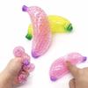 Bead Squeeze Toys Autism Toys Stress Reliever Mini Ball Toy Simulation Fruit Banana Sensory Toy