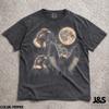 Three Andean Condor Moon Shirt, Funny Condor Tshirt, Retro Vulture Graphic Tee, Vintage Bird Lover Gift Shirt