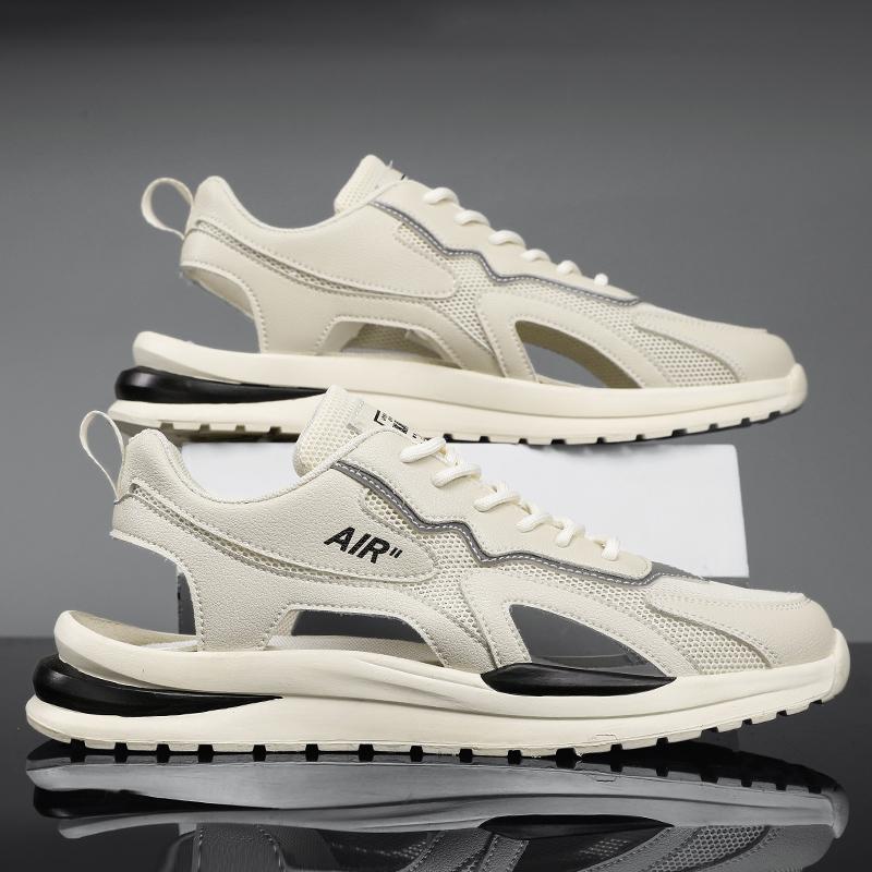 Summer Men Sandals Breathable Mesh Beach Slippers Shoes Outdoor Non-slip Sneakers Fashion Casual Shoes Luxury Sandal