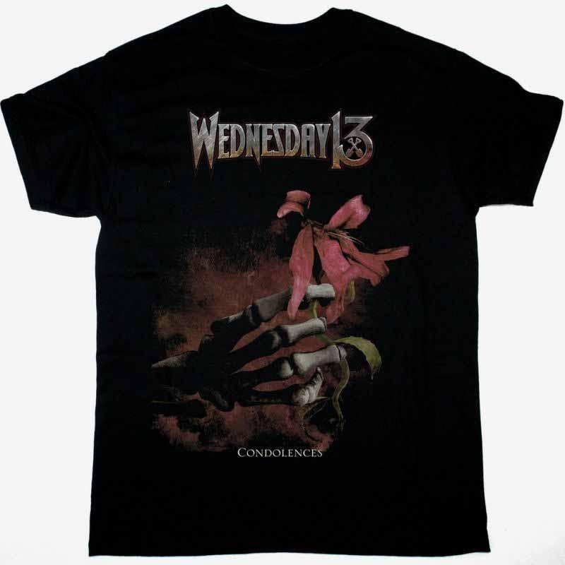 WEDNESDAY 13 Band - CONDOLENCES T Shirt Black Unisex S-5XL 1J0562 Unisex T-Shirt S