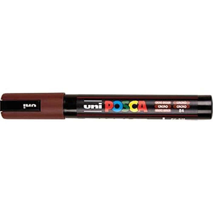 Marqueur - UNI-BALL - PC-5M - Marron - 6 Unités - Pointe À Bille 1,8-2,5 Mm