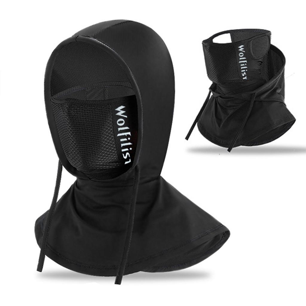 Dual-Use Full Face Sun Protection Mask Summer Ice Silk Comfortable Face Balaclava, for Hiking, Cycling, Hunting, Fishing