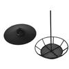 Cylindrical Hanging Bird Feeder Large Capacity Bird Feeding Tray Food Dispenser  Outdoor Use