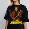 Vintage The Shining TShirt Design PNG File Horror Print Clothing Graphic Short Sleeve Shirt Unisex Unisex Women AllSeason