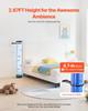 Blasensäulenlampe 16 Farben 80 cm Sensorisches Aquariumlicht zur Entspannung Beruhigend