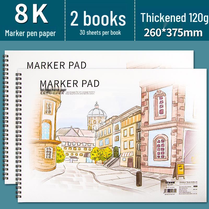 Washable Acrylic Markers: Non-Bleed, Layerable, Waterproof, Quick-Dry, Includes 24 Colors, Ideal for Students & Art.