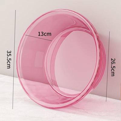 HUIHUADU Large Capacity Transparent Plastic Bucket