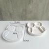 Plaster Concrete Silicone Mold DIY Epoxy Resin Jewelry Storage Tray Display Plate Cute Owl Heart Shape Fish Clover Shape
