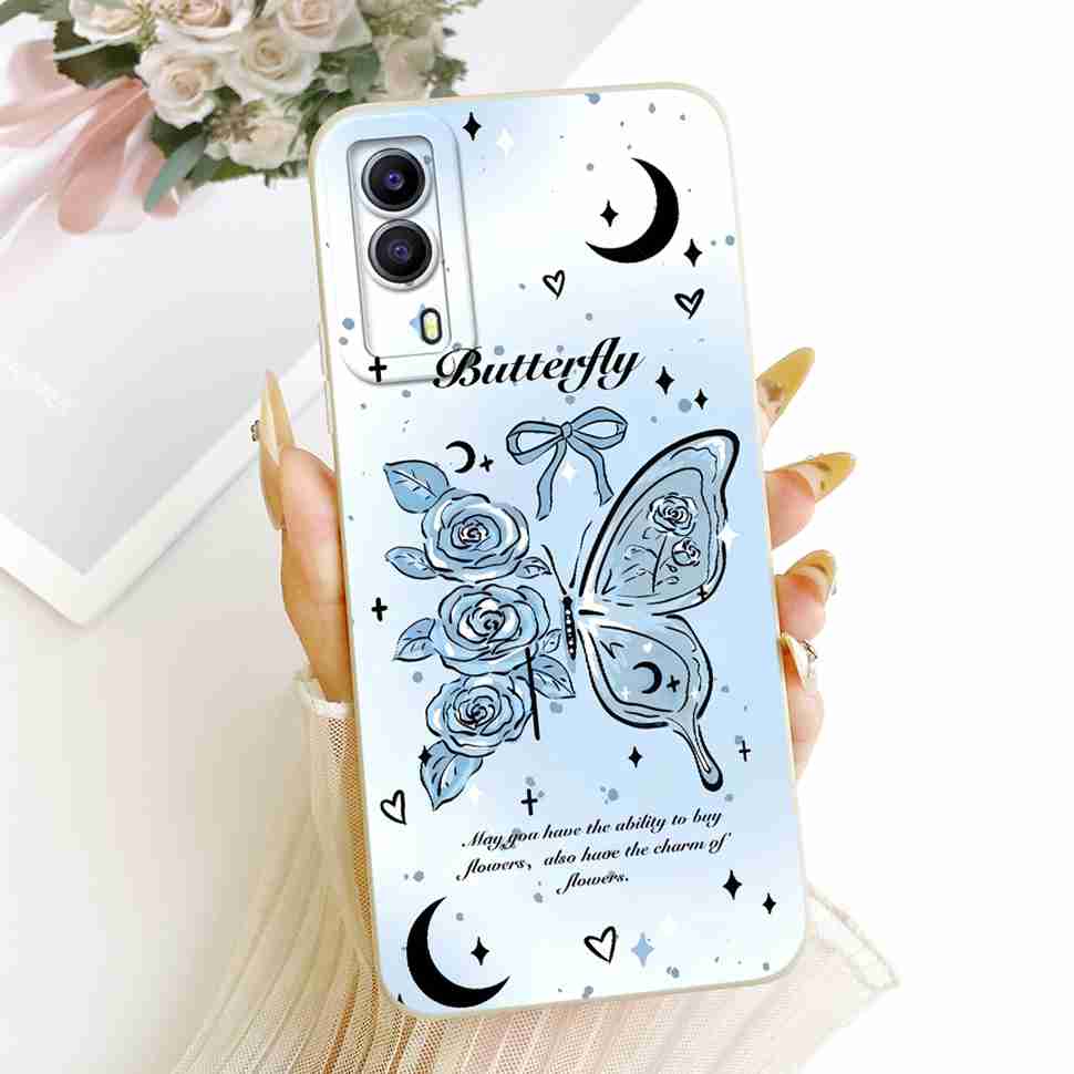 For Vivo Y53s 5G V2111A Case Printed Popular Cartoon Animals Silicone Back Cover For Vivo Y 53S 5G V2058 6.58" Phone Cases Capa