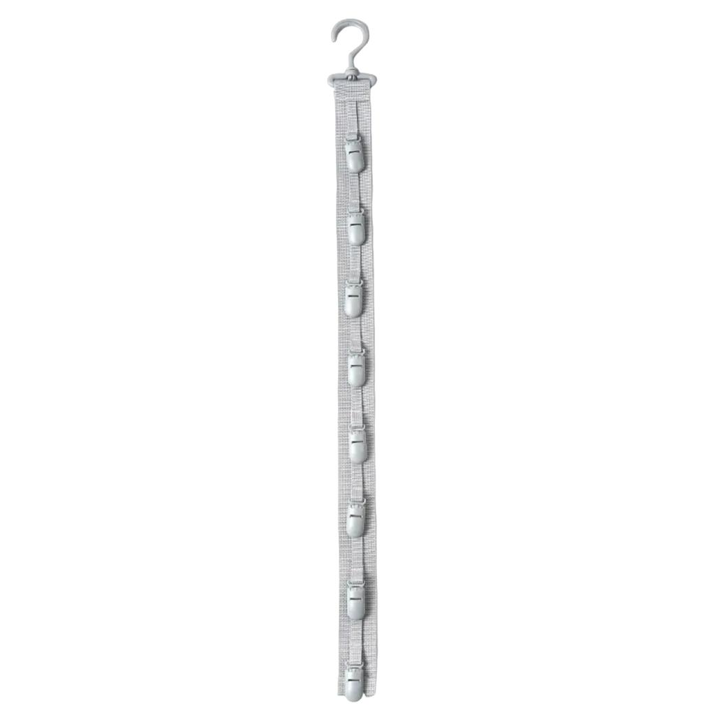 Garderobe Hattehylle Hengende Hatteorganisator Med 8 Klemmer Klips Hattehengere Cap Organizer For Baseballcapser Solhatter Trucker Cap Herre Golfcaps Dame Bøtte