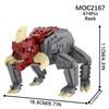 MOOXI Space Wars Series Robot Model MOC Brick DIY Diorama Adult Children Toys Building Block Set Montessori Gift Room Decoration