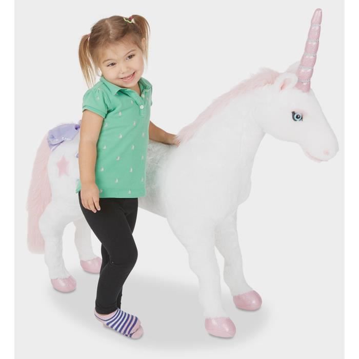 MELISSA & DOUG Peluche Licorne - Grand Modèle