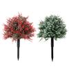 23.6" Artificial Lavender Topiary Ball with Spike Faux Lavender Shrub Bushes UV Resistant Greenery Plants for Front Porch Backyard Entryway Garden