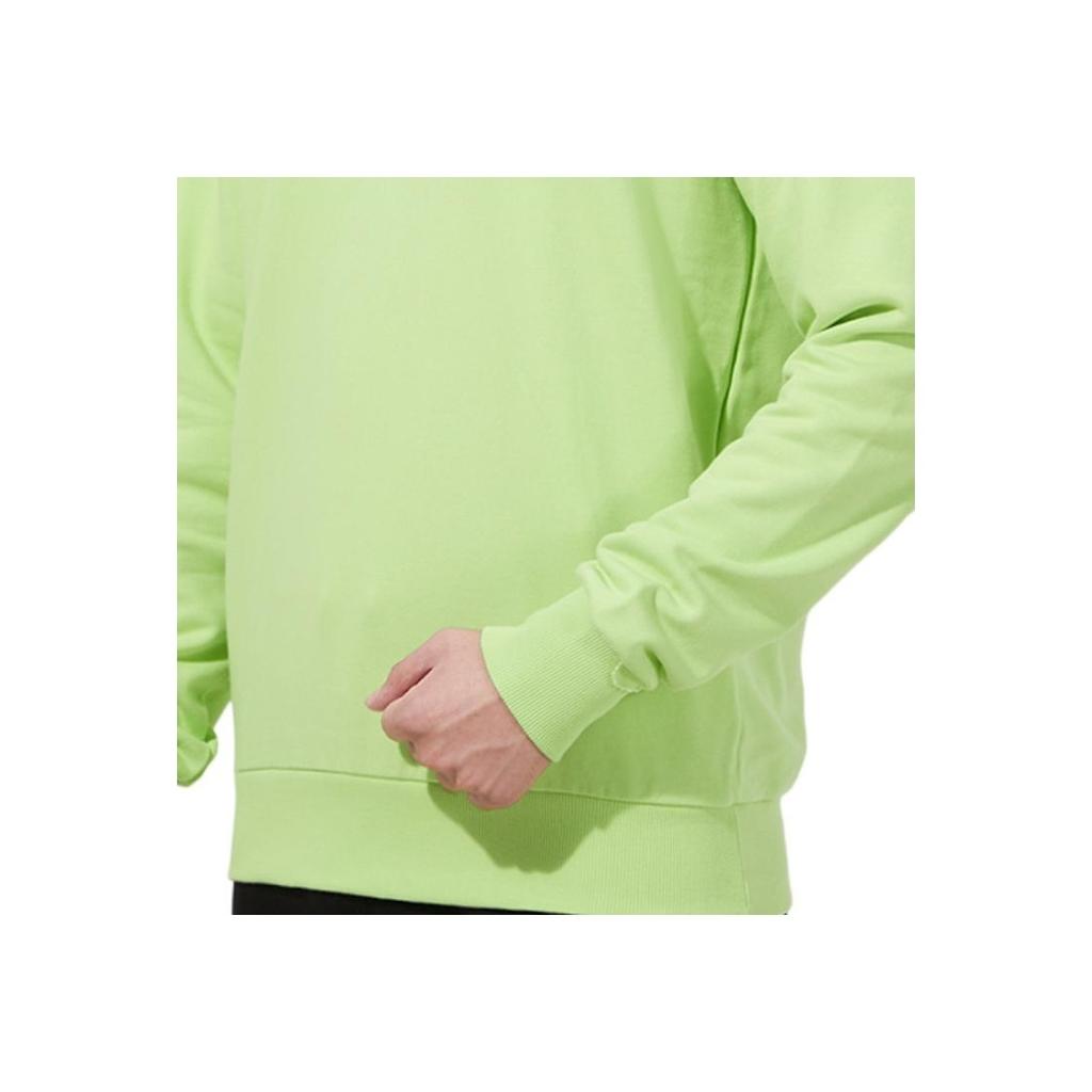Puma Solid Color Casual Crew Neck Long Sleeve Sweatshirt Men Sweatshirt Green 535016-81