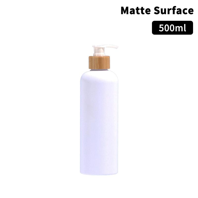 

Дозатор с бамбуковой помпой 300/500 мл для ванной, для мыла для посуды, пустая бутылка для лосьона, многоразовый контейнер для геля для душа, жидкого мыла, матовый Matte500ml MWW