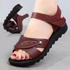 Women's Waterproof Beach Sandals - Comfortable Soft Sole Clogs for Middle-Aged and Elderly