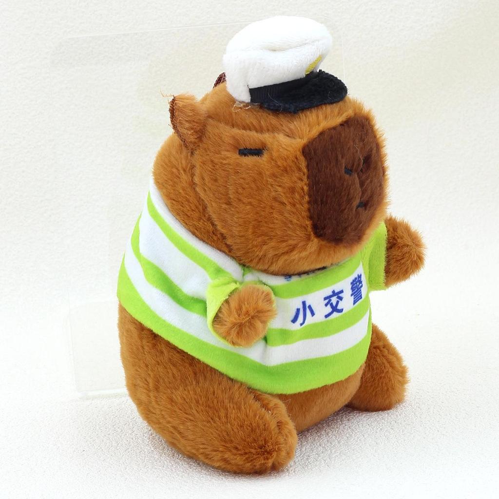 Capybara Plush Keychain: Cute Pull-out Toy & Internet Celebrity Pendant Charm