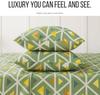 300 TC Cotton Microfiber XXL Super King Size Bedsheet | 9 Feet, 275 X 275 cm with 2 Large Size Pillow Covers - Olive Green