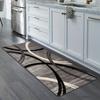 2pcs Textured Design Kitchen Mats, Creative Lines Print Throw Carpets, Washable Hallway Runner Rugs,  Farmhouse High Traffic Area
