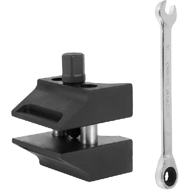 Инструмент для разжима стоек подвески, Разжимной инструмент для поворотного кулака со шлицевым ступичным подшипником, Металлический двусторонний инструмент для разжима ступицы подвески, Легко снимается и 2 Pcs