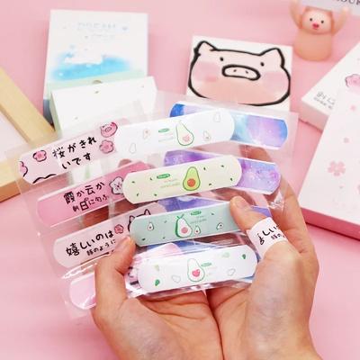 Bande d'aide respirante de dessin animé, bandes médicales Kawaii, Patch cutané, pansement, pansements pour enfants, Bandages de premiers soins, 20 pièces/ensemble