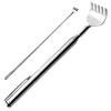 1pcs Stainless Steel Telescopic Back Scratcher Telescopic Pen Clip Portable Back Scratcher Itch Massage Tool