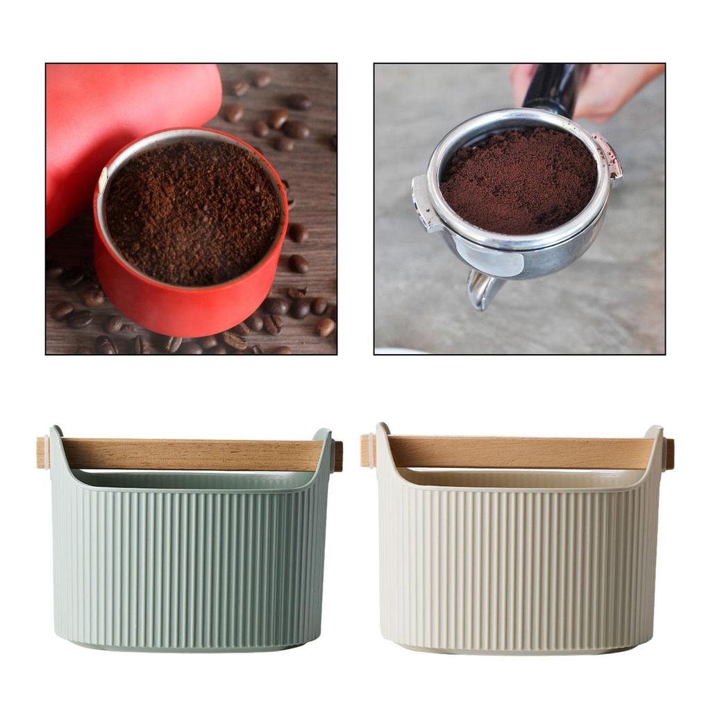 Espresso Dump Bin Removable Knock Bar Durable for Kitchen Restaurant Office