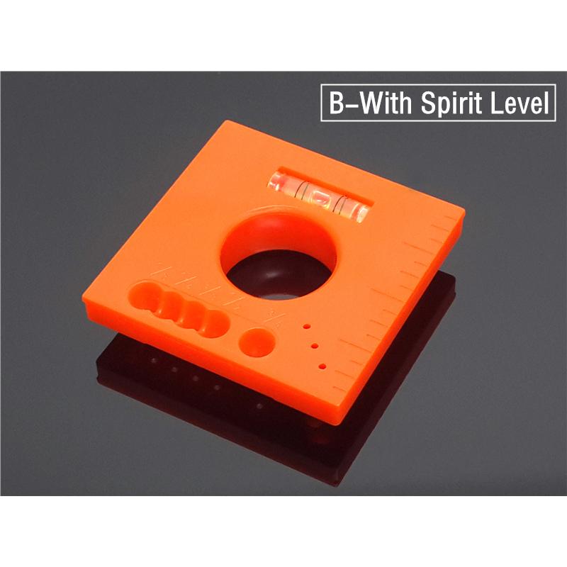 Woodworking Measuring Tool Marking Tool Square Angle Ruler Precise 45 Degree Cut ABS Durable Inch + Spirit Level Measure Gauge