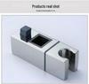 Adjustable Square Shower Head Holder Bracket - Fixed Base, Nozzle Holder, Shower Rod Accessory