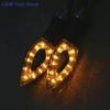 1pc 12 LED Turn for Moto Motorbike Motorcycle Accessories yellow redSignal Motorcycle Turn Signals Light Tail Lights Indicators