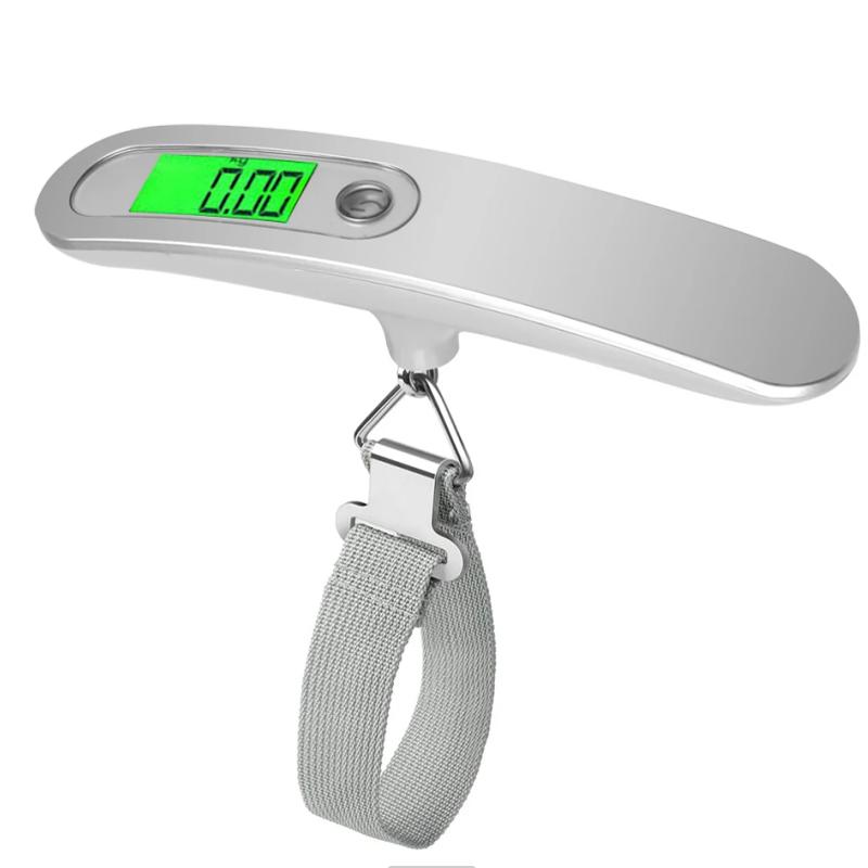 

Портативные электронные весы цифровые ЖК-подвесные весы 110 фунтов/50 кг багаж чемодан дорожная сумка весы балансировочный инструмент