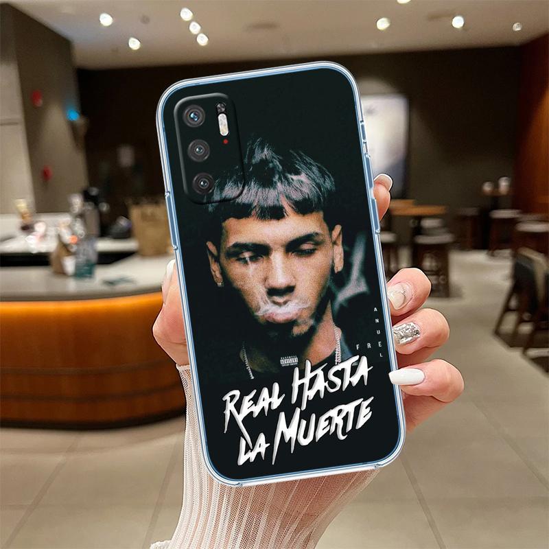 RE8 Anuel AA Transparent Phone Case for Motorola Moto Edge 20 30 40 50 S30 Fusion Ultra Pro Neo Lite + G200 G23