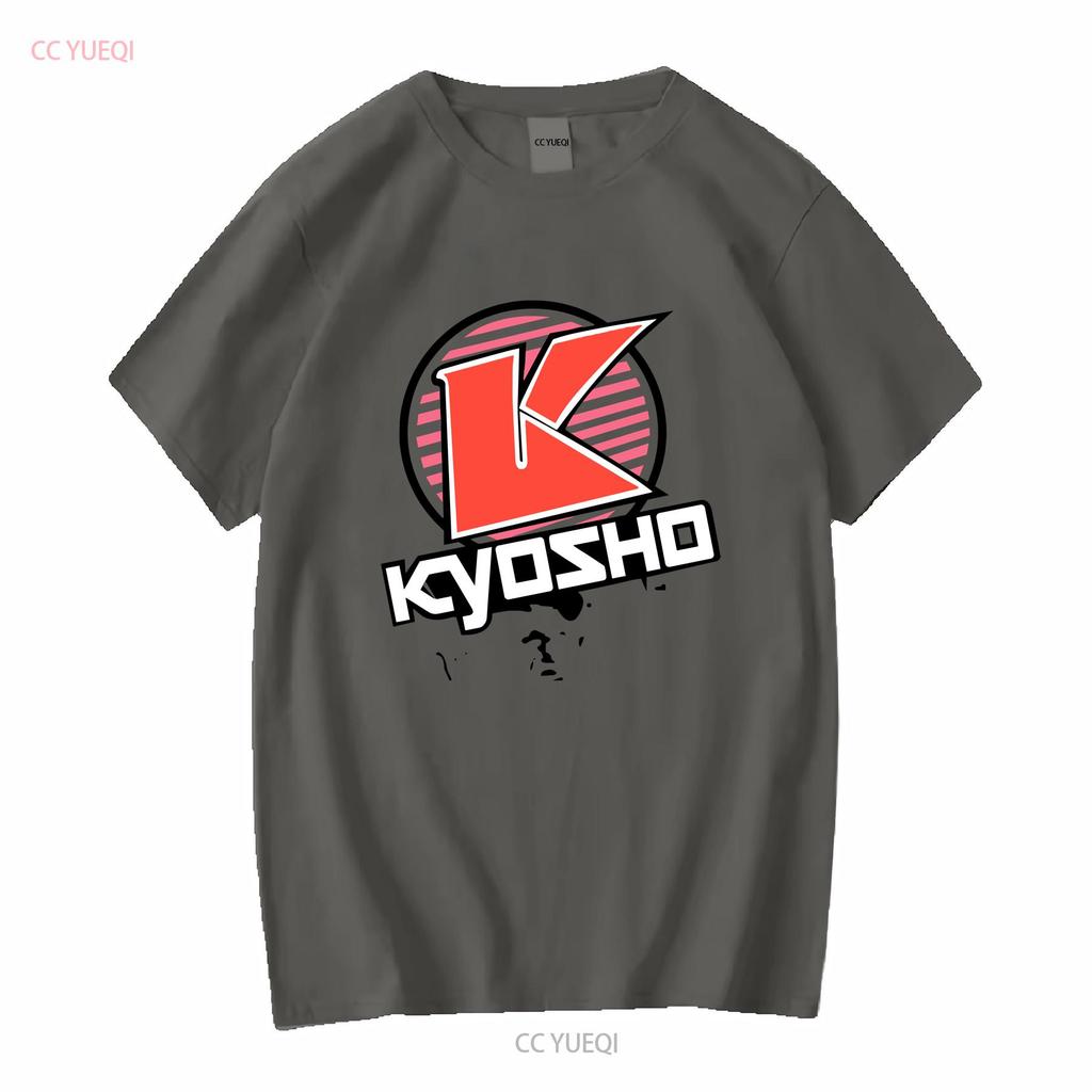 Kyosho K Circle T Shirt Red L KYOKA10007SL Long or Short Sleeves Vintage Washed Homme Soft Stretched Versatile Unisex Slightly