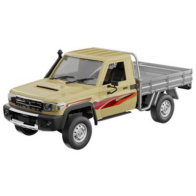 Ferngesteuertes Auto, 2,4 GHz Elektrofahrzeug mit LED-Leuchten, 1:Wiederaufladbarer Pickup-Truck im Maßstab 14