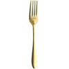 Nagao Dinner Cutlery 10 Stainless Made in Japan Tsubame-Sanjo Set, Pieces, Gold, 18-0 Steel,