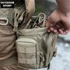 Wasserdichte taktische militärische Beintasche für Herren, Hüftgürtel, Taillengürteltasche, Oxford-Tuch, Wandern, Camping, Outdoor-Sport, Reisen