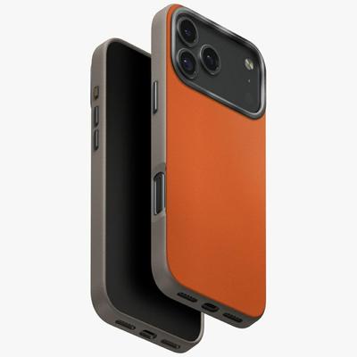UNIQ Lyden DS Case for iPhone 17 Pro Max Magclick Charging Orange/Gray