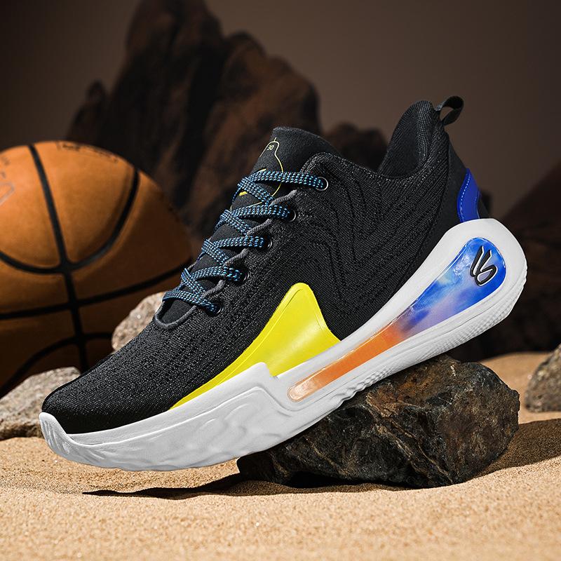 2025 Library 12 Miles Basketball Shoes Boys Low-top Students Youth Game Sports Shoes Actual Combat Sports Shoes Boys Running Shoes