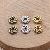 Caps Beaded Edge Spacer Beads Antique Style For DIY Jewelry Projects