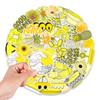 50 New Yellow Graffiti Stickers Balance Bike Laptop Mobile Phone Waterproof Stickers