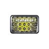45W 5-inch LED Square Headlights for Toyota Pickups & Jeep Wranglers, High/Low Beam Compatible