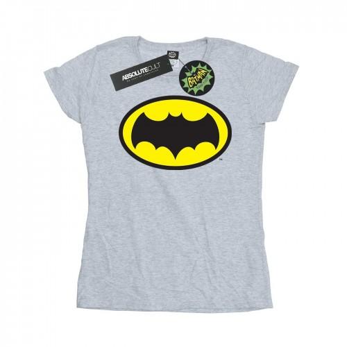 DC Comics Womens/Ladies Batman TV Series Logo Cotton T-Shirt