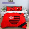 Flamengo Pattern Bedding Quilt Set  Home Decoration  Gift (1 * duvet cover + 2 * pillowcase  without core)