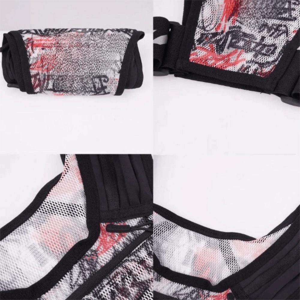 Universal Fit Reflective Running Backpack Mesh Breathable Sport Running Vest  Fitness