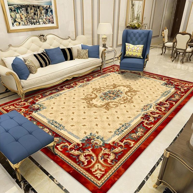 Printed Chinese Carpet, Classical Living Room Home Carpet, Bedroom Coffee Table Floor Mat Study Window Large Area Carpet